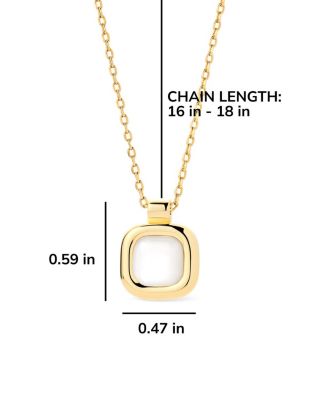 Clara Mother of Pearl Gold Pendant