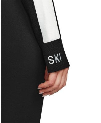  Elizabeth Knit Ski Motif Turtleneck