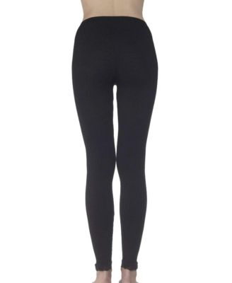  Ribbed Wool & Silk Leggings