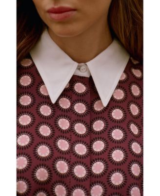 Women's Geo Print Midi Dress