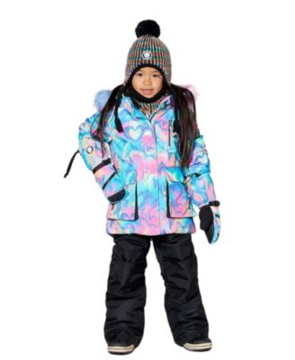  Girls' Two-Piece Multi Play Snowsuit - Little Kid