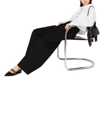 Double Pleated Palazzo Pants