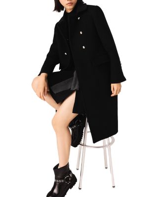 Long Wool Blend Coat