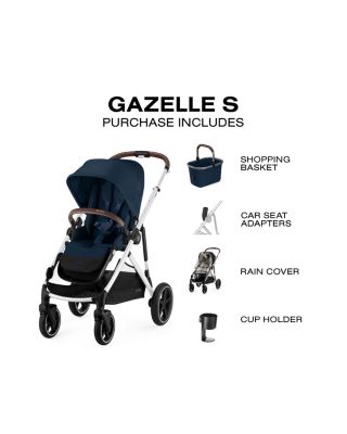 Gazelle S Stroller – Silver Frame
