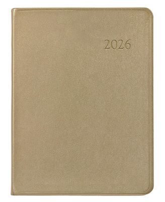  2026 Goatskin Leather Desk Diary