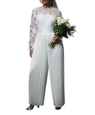 Lisa Lace Top Wide Leg Jumpsuit