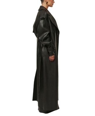  The Icon PU Leather Coat