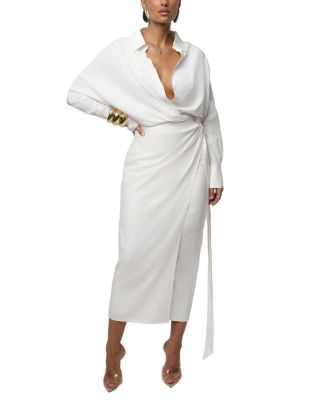  Skyline Wrap Midi Dress