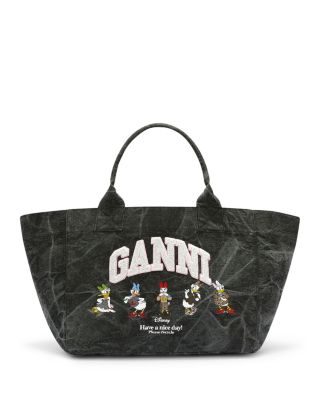 Medium Daisy Duck Bleached Canvas Tote