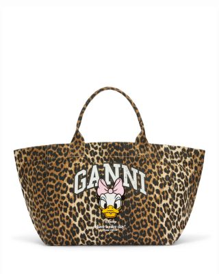 XXL Daisy Duck Leopard Print Tote
