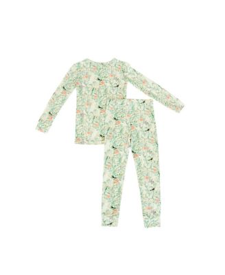  Girls' Sage Blossom Pajama Set - Baby, Little Kid