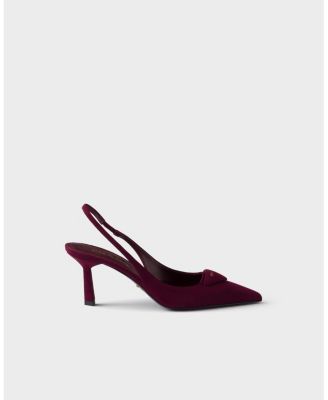  Women's Suede Slingback Pumps