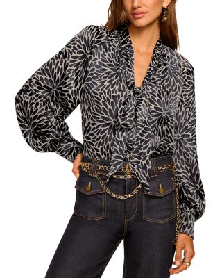 Aura Tie Neck Blouse