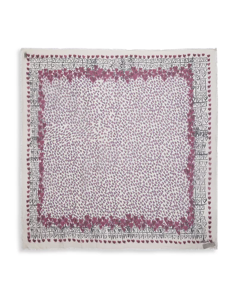 Zadig & Voltaire Kerry Hearts Scarf