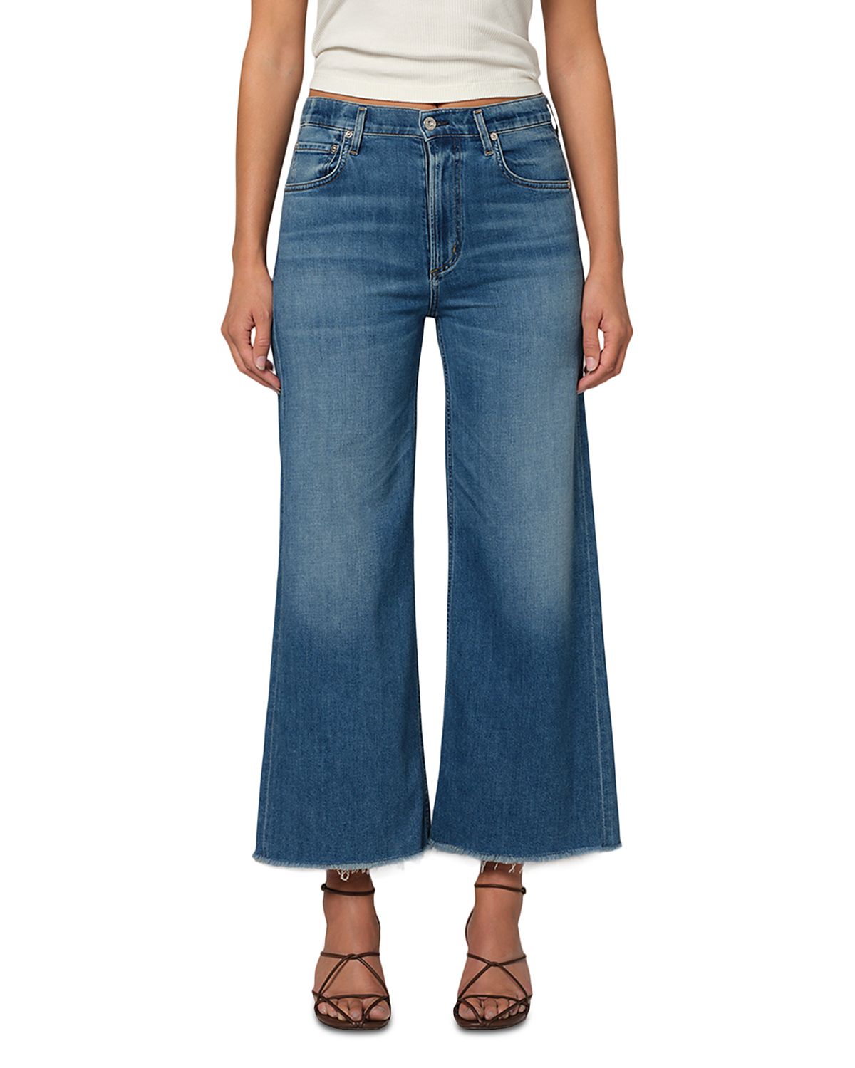 Citizens of Humanity Lyra Wide Leg Cropped Jeans