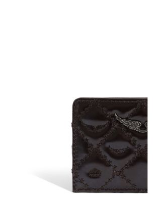 ZV Pass Monogram Vintage Patent Leather Card Holder