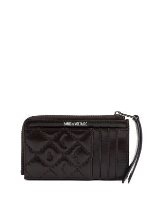 ZV Vintage Monogram Leather Cardholder