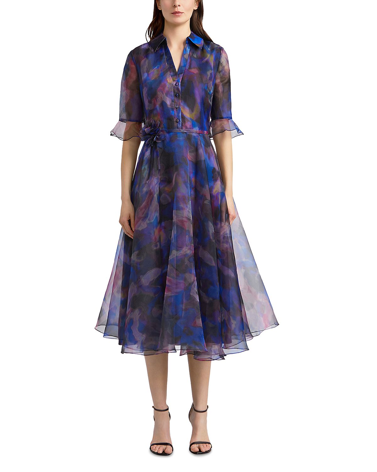 Theia Colette Shirt Dress