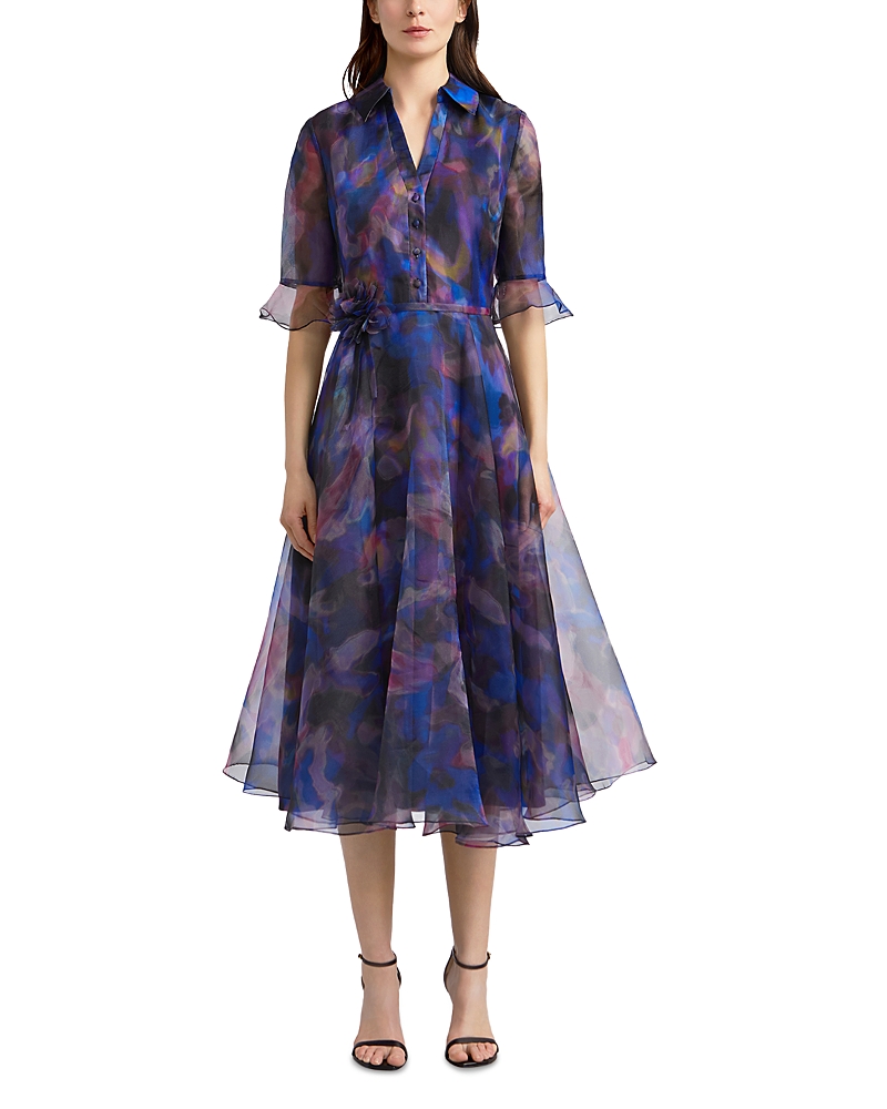 Theia Colette Shirt Dress