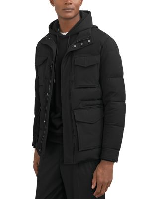 Mercury Long Sleeve Quilted Four Pocket Puffer Jacket