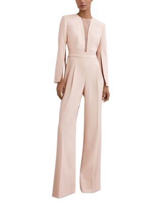 Evora Sheer Trim Jumpsuit 