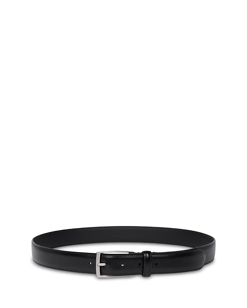 Sandro Men's Rectangular Buckle Leather Belt