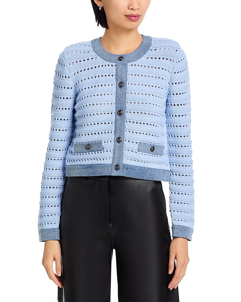 Steve Madden Casette Cardigan In Blue