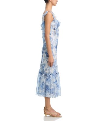 Seashell Toile Maxi Dress - Exclusive