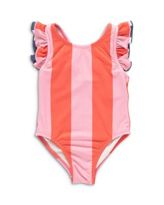 Girls' Liv Striped Swimsuit - Little Kid