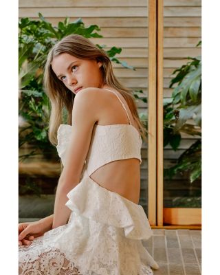 Girls' Tulip Lace Bow Dress - Little Kid, Big Kid