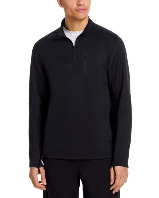 Overzip Mock Neck Sweatshirt