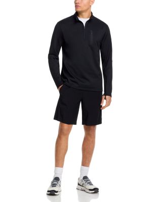 Overzip Mock Neck Sweatshirt