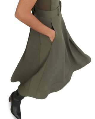 Petite Ava Belted Midi Dress