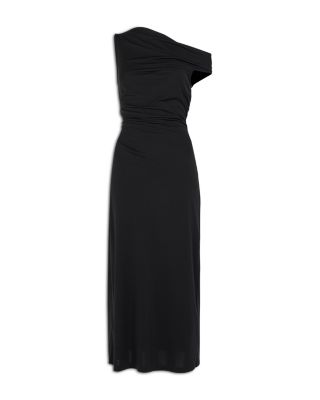 Jersey Crepe Asymmetric Dress