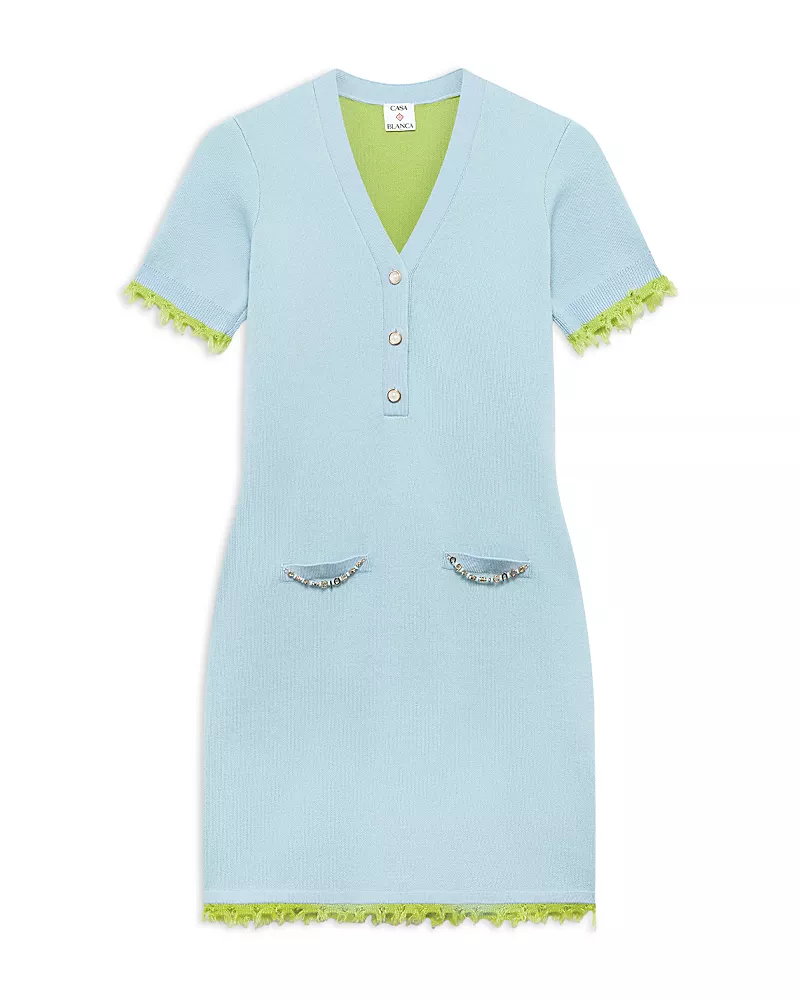 Casablanca V-Neck Dress