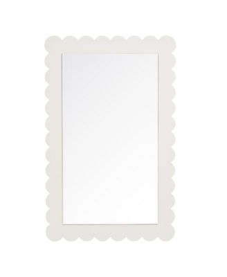 Emmeline Scalloped Rectangle Wall Mirror