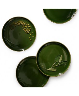  Edan Flat Salad/Dinner Plate, Set of 4