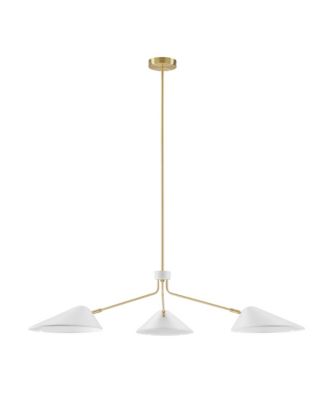 Includes one Journey 3-light 14" arm pendant