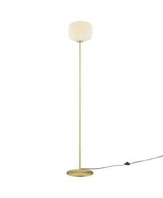  Reprise Glass Sphere Glass and Metal Floor Lamp