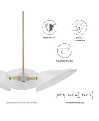 Journey 3-Light 3" Arm Pendant
