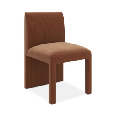 Pinstripe Upholstered Dining Chair