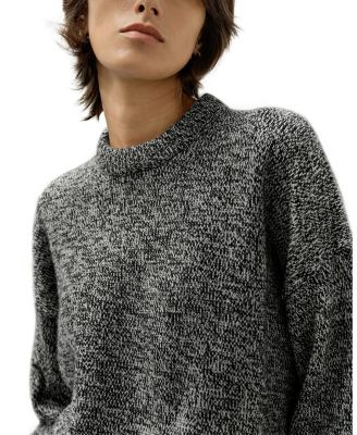  Oversized Crewneck Wool Cashmere Sweater