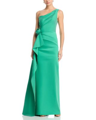 Taffeta One Shoulder Gown