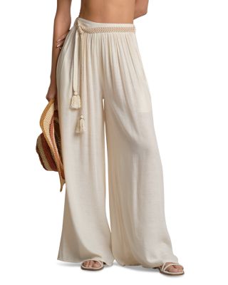 Belted Wide Leg Pants