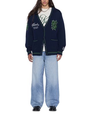 Midnight Playoff Logo Cardigan Sweater