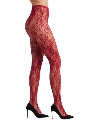 Venise Lace Fishnet Tights