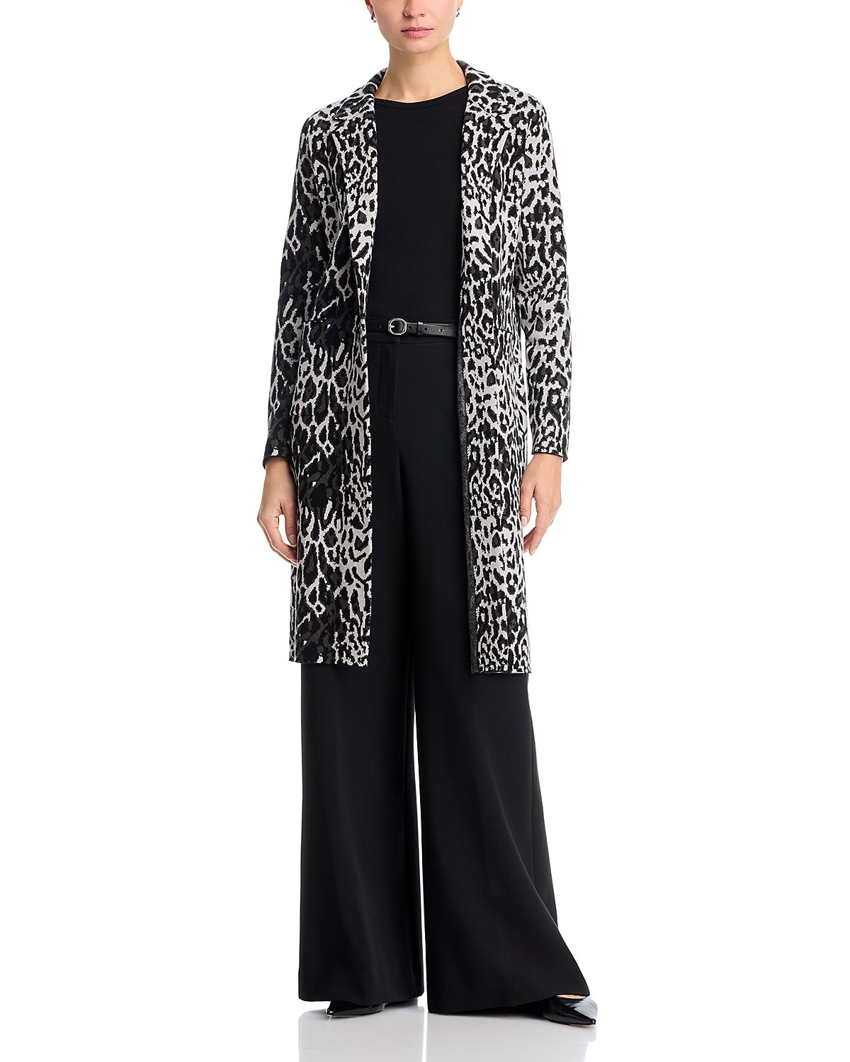 Sioni Jacquard Duster Jacket