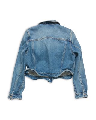 Curled Edge Denim Jacket