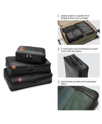Travel Essentials 3 Piece Carry On Packing Cube Set
