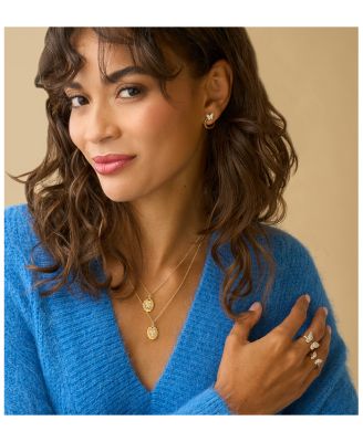 14K Yellow Gold Diamond Open Butterfly Mini Ring, 0.23 tcw